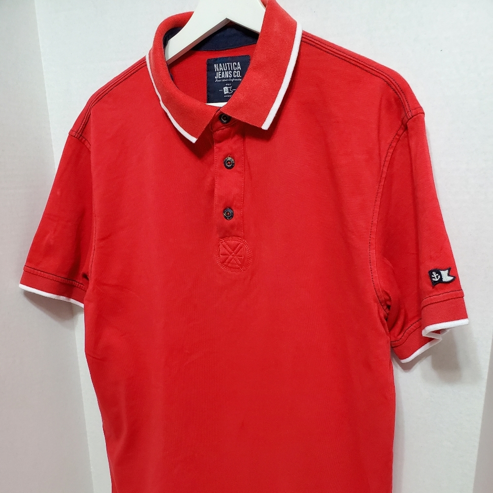 Nautica Men's Polo Shirt Size Large